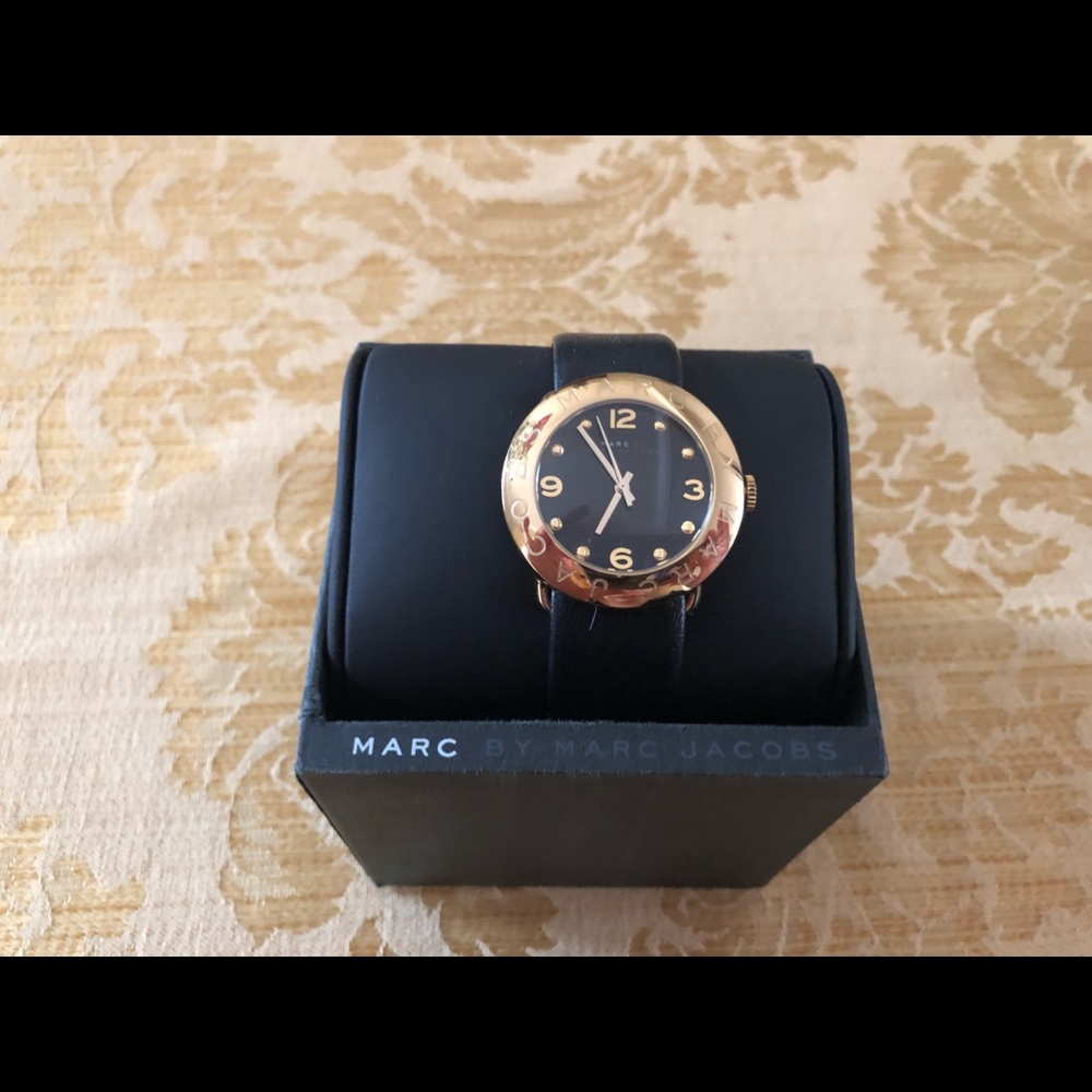 Marc Jacobs Amy Gold-Tone Stainless Steel Watch